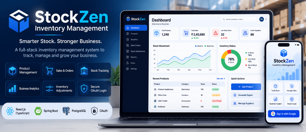 StockZen — Inventory Management